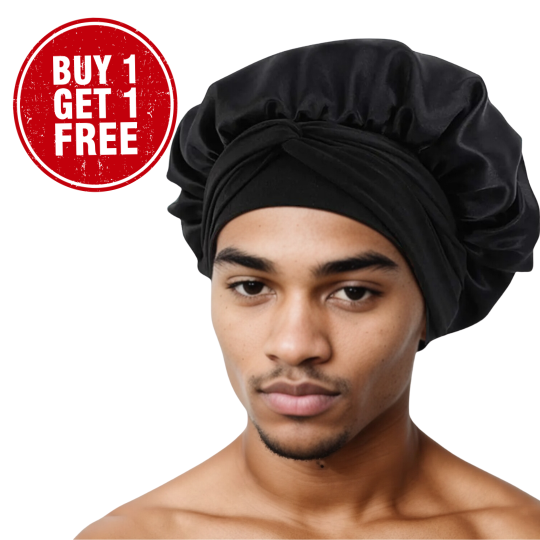 Men's StayPut Mulberry Silk Bonnet